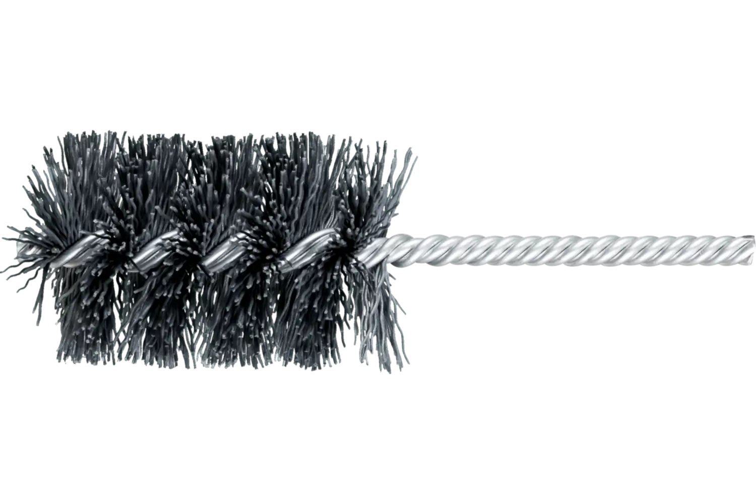 Picture of Pferd Abrasive 84062 Pferd M-BRAD® Power Tube Brush - 1-3/4" Dia. .022/320 Grit Silicon Carbide 1/4" Stem